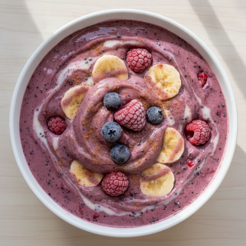 Berry Banana Protein Smoothie