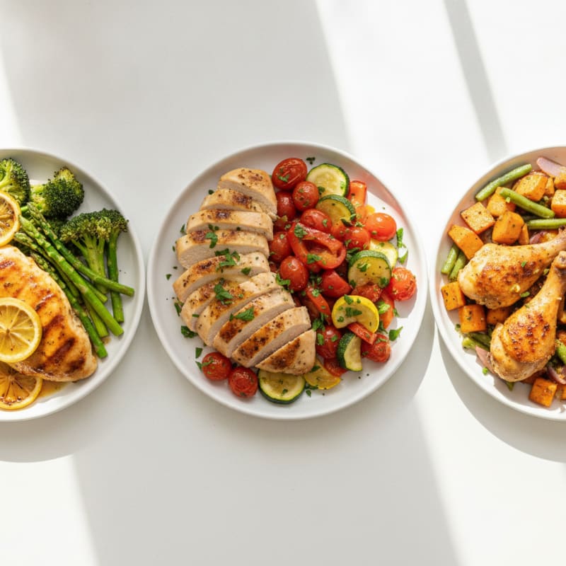 Sheet Pan Lemon Herb Chicken and Veggies Series