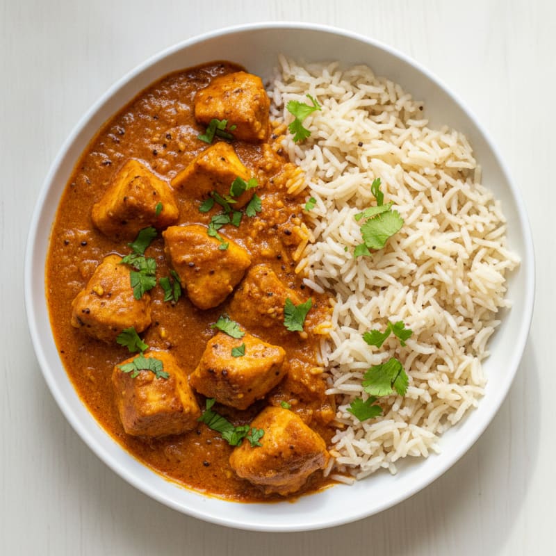 Spiced Butter Chicken with Basmati Rice