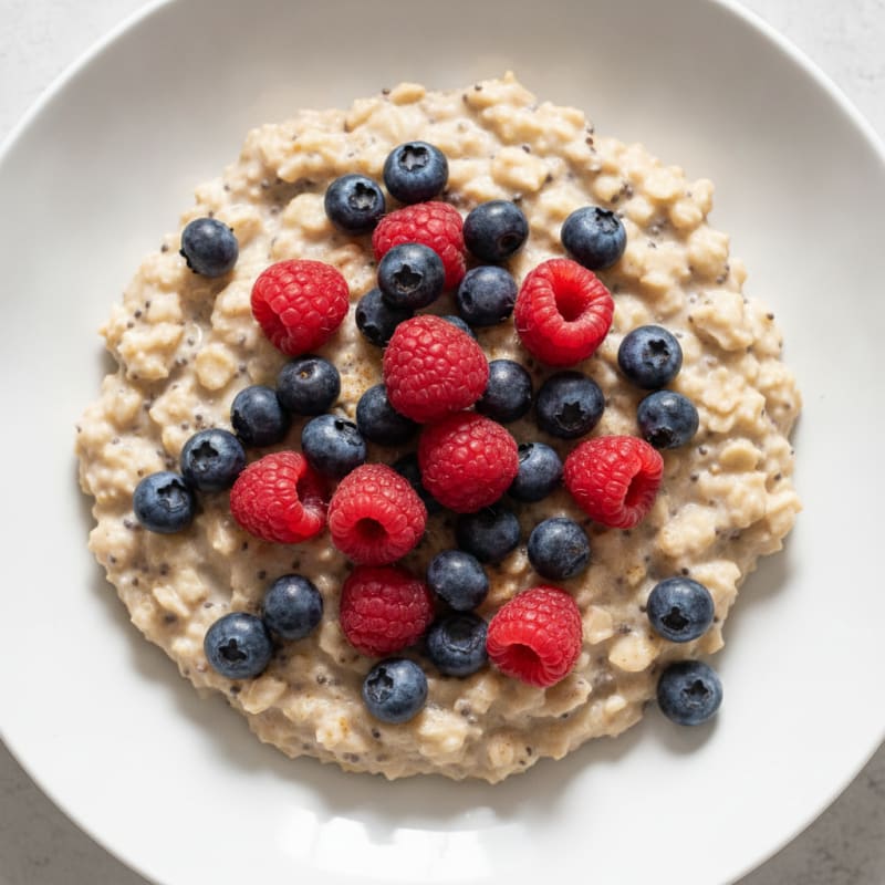 Classic Overnight Oats with Berries