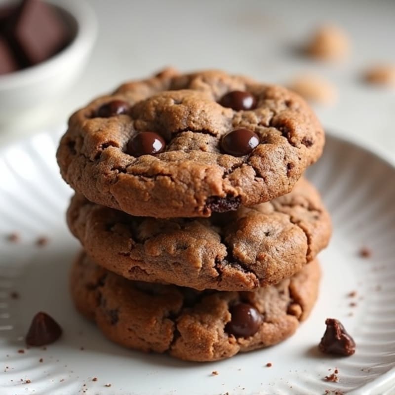 Almond Flour Dark Chocolate Chunk Cookies