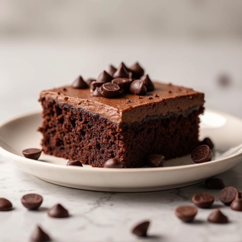 Protein-Rich Dark Chocolate Almond Flour Cake