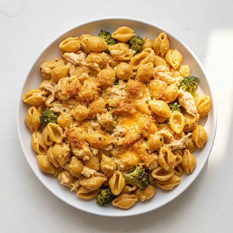 Creamy Golden Baked Macaroni and Cheese