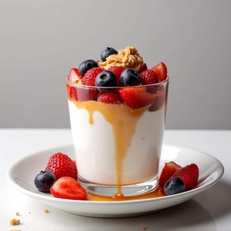 Creamy Greek Yogurt Protein Parfait with Mixed Berries