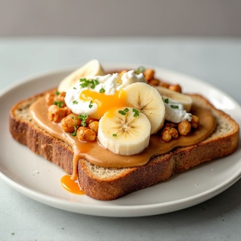 Energizing Banana Almond Butter Toast