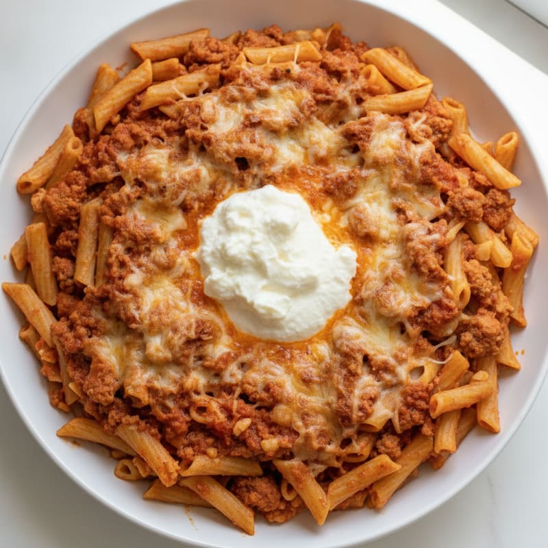 Classic Baked Ziti with Ricotta