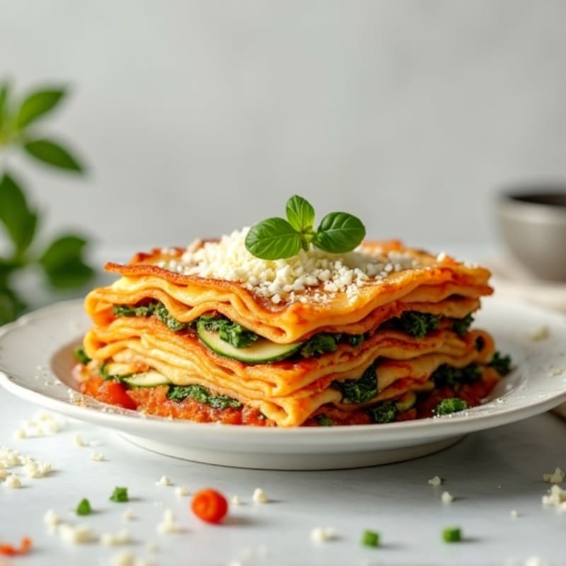 Wholesome Layered Veggie Lasagna