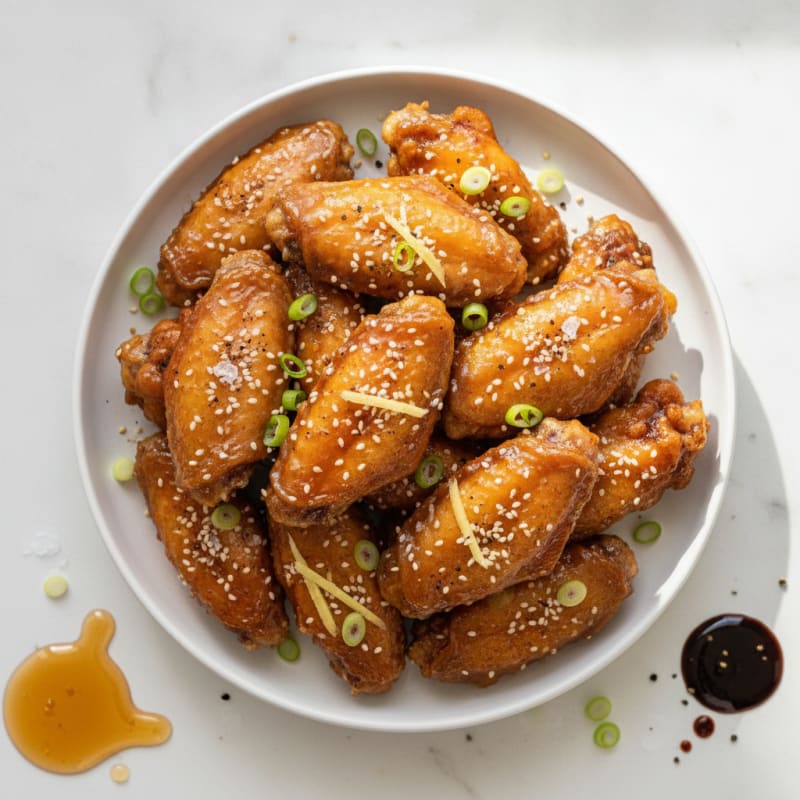 Honey-Garlic Glazed Chicken Wings