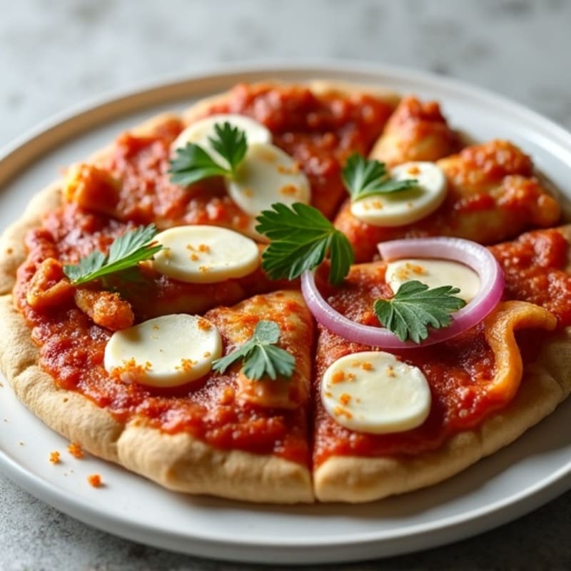 High-Protein BBQ Chicken Pizza