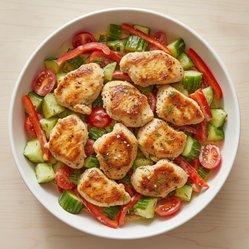 Lemon-Herb Chicken Protein Bowl