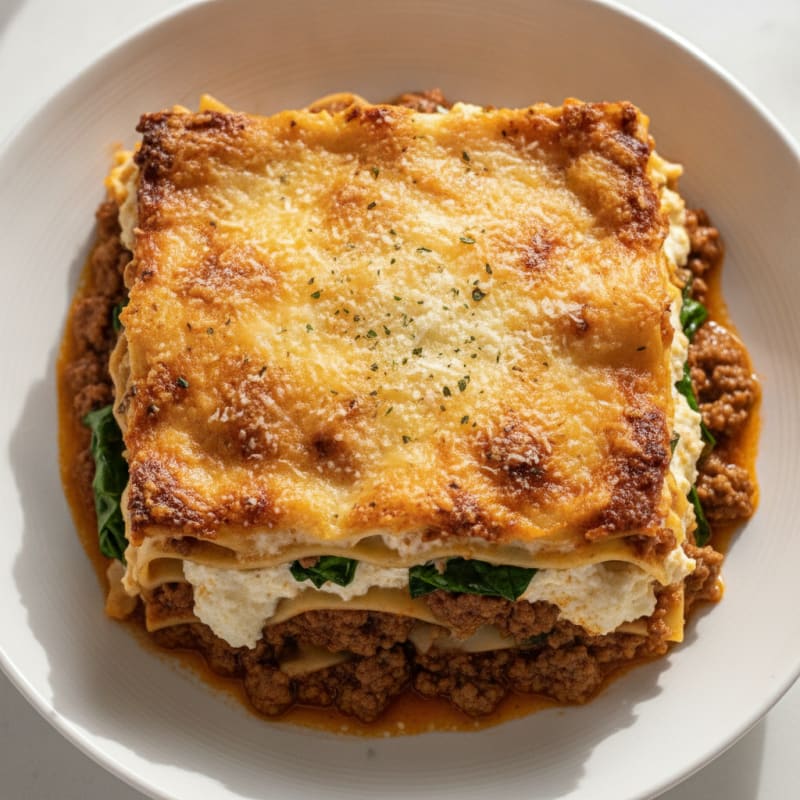Classic Beef and Ricotta Lasagna Bake