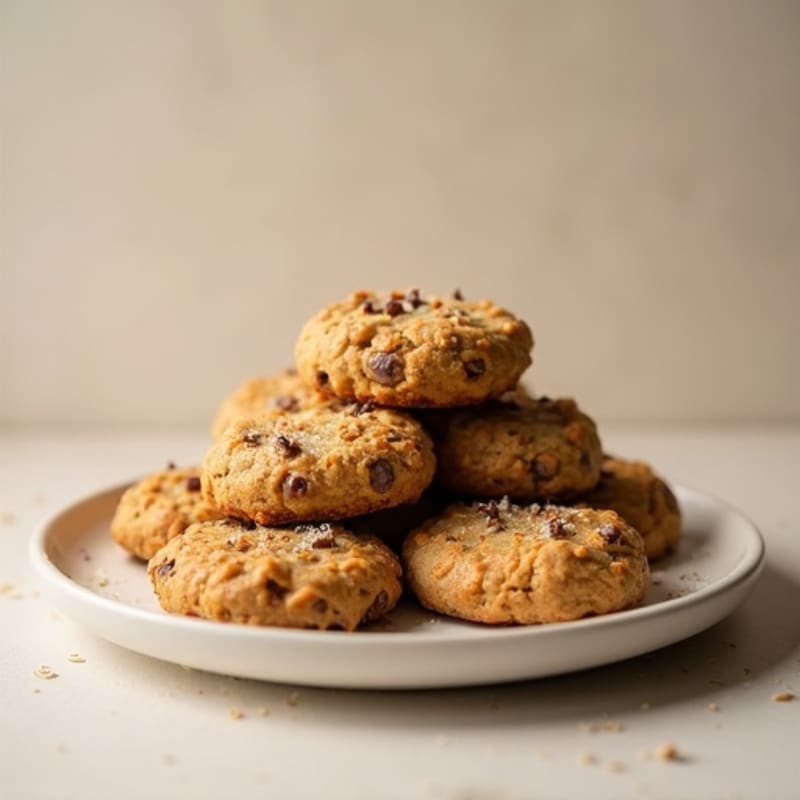 Chewy Almond Butter Protein Cookies