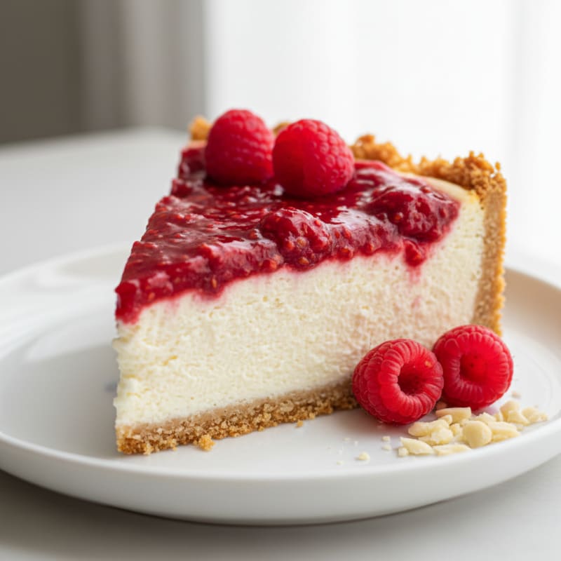 Creamy Greek Yogurt Protein Cheesecake
