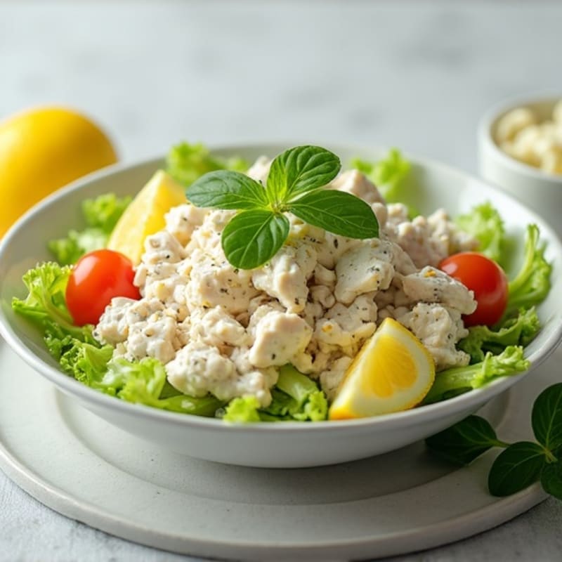 Creamy Greek Yogurt Chicken Salad with Crunchy Celery