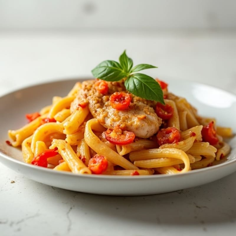 Creamy Cajun Chicken Pasta with Bell Peppers