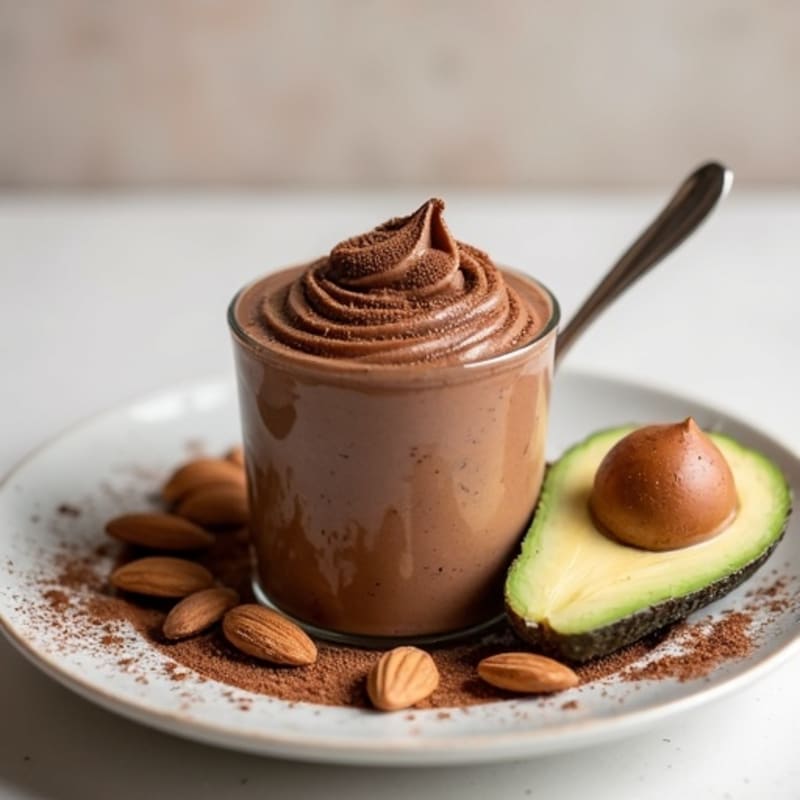 Protein Chocolate Mousse with Almond Milk