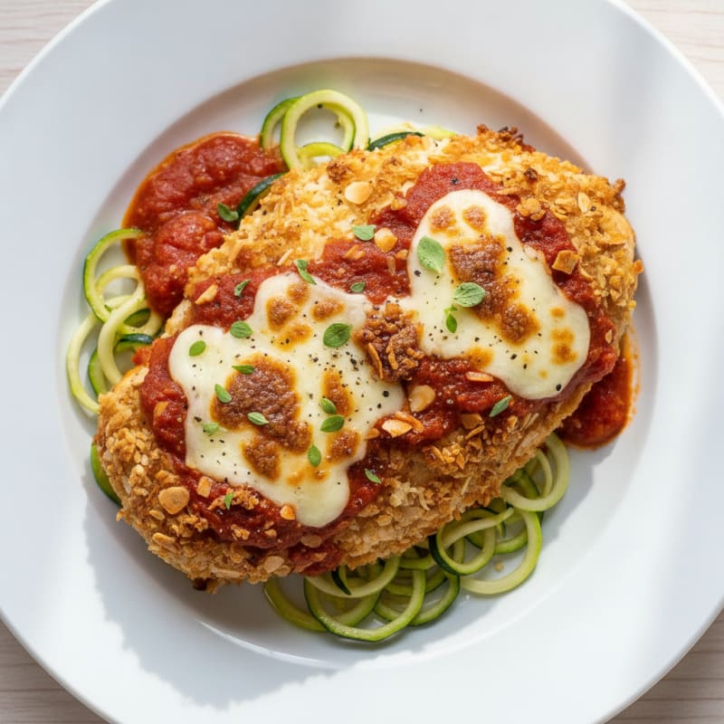 Baked Chicken Parmesan with Marinara