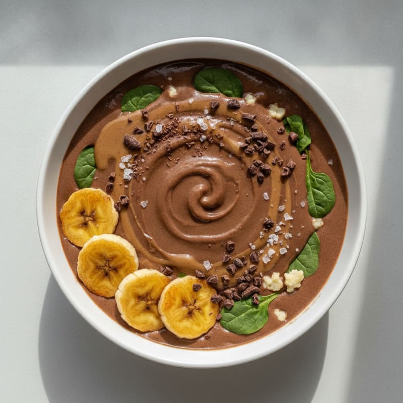 Morning Chocolate Protein Smoothie