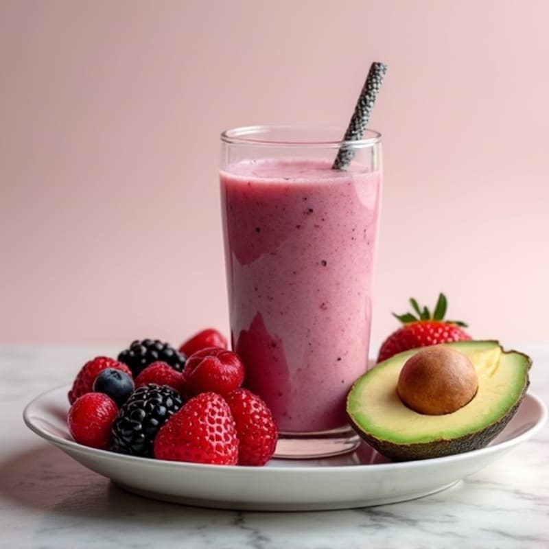 Creamy Berry Protein Smoothie
