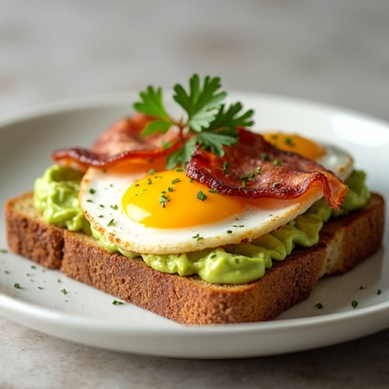 Herb-Seasoned Jammy Eggs with Avocado Toast
