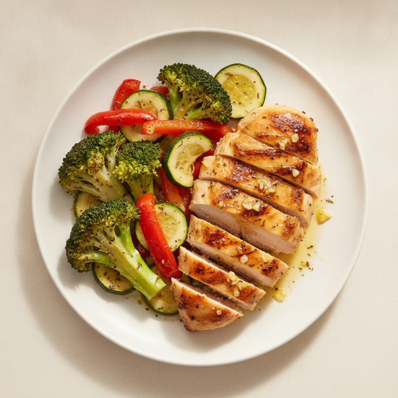 Lemon Herb Chicken with Roasted Vegetables