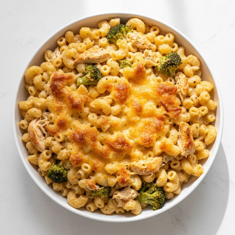 Creamy Protein-Packed Baked Macaroni