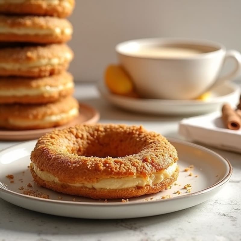 Protein-Rich Baked Maple Cinnamon Breakfast Rings