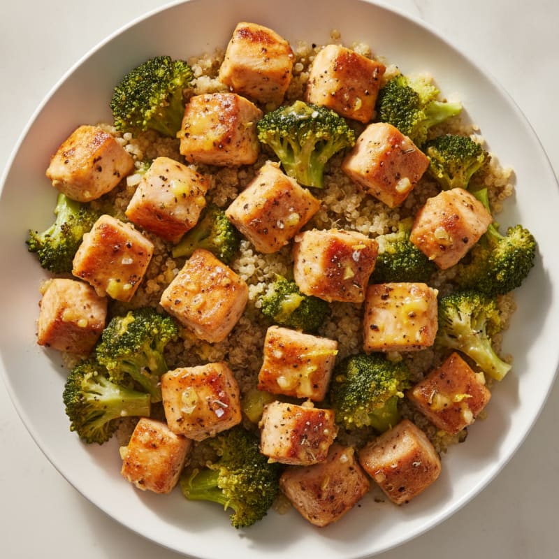 Lemon-Herb Chicken and Broccoli Bake