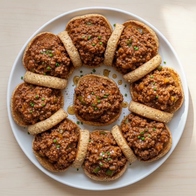 Sweet and Savory Sloppy Joe Sliders