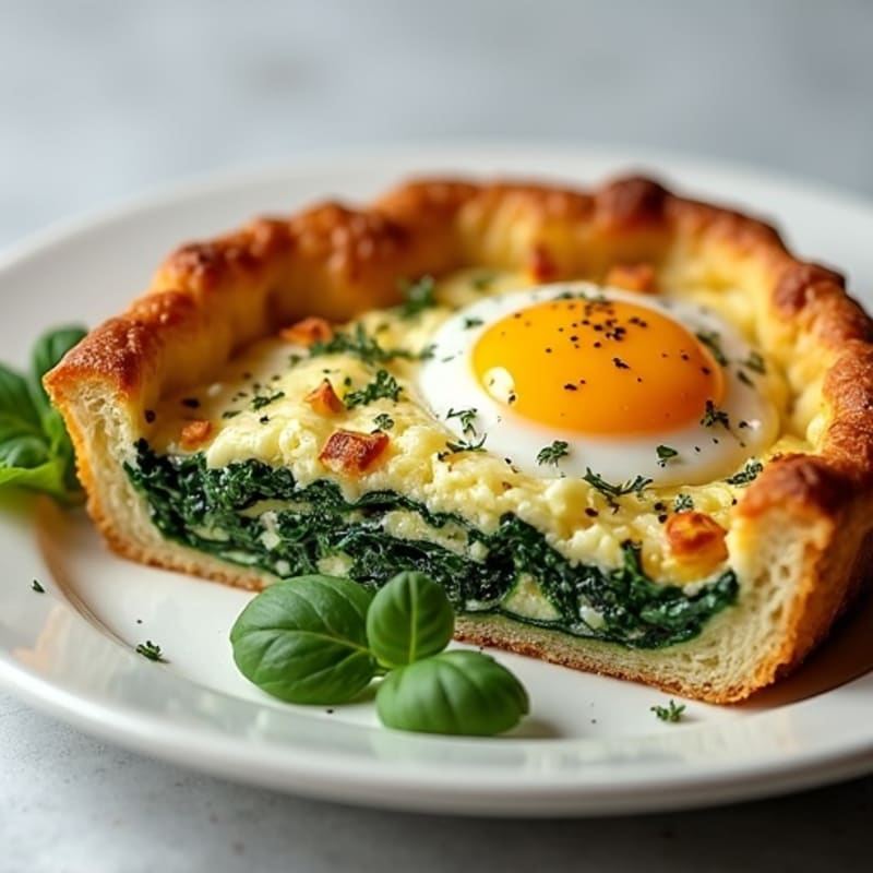 Crispy Baked Spinach and Feta Pie