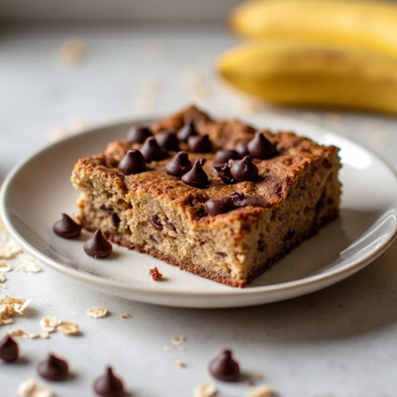 Fudgy Chocolate Chip Protein Baked Oats