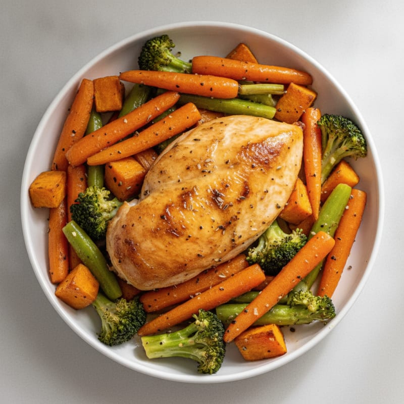 Lemon Herb Roasted Chicken and Vegetables