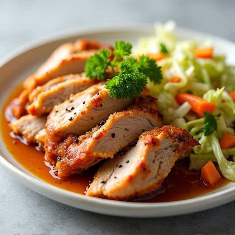 Citrus-Garlic Pulled Pork with Fresh Slaw