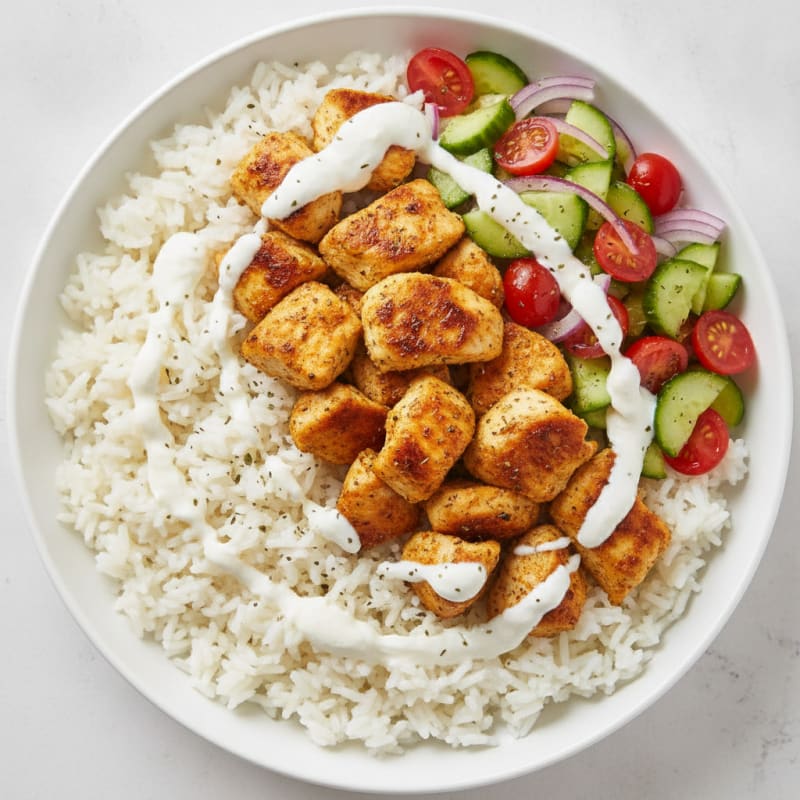 Chicken Shawarma Rice Bowl