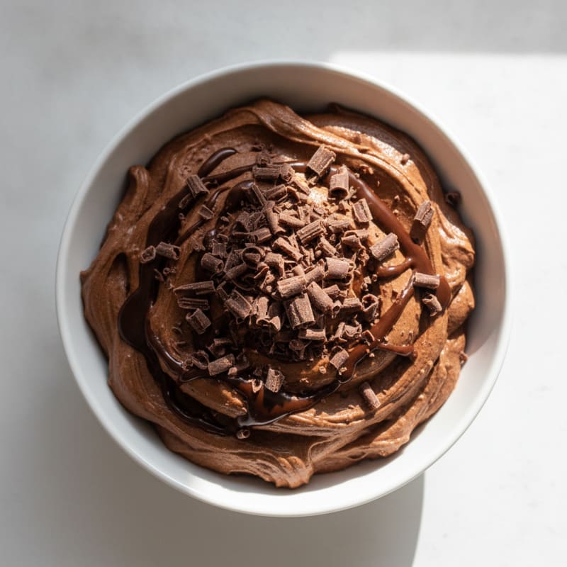 Silky Greek Yogurt Chocolate Mousse