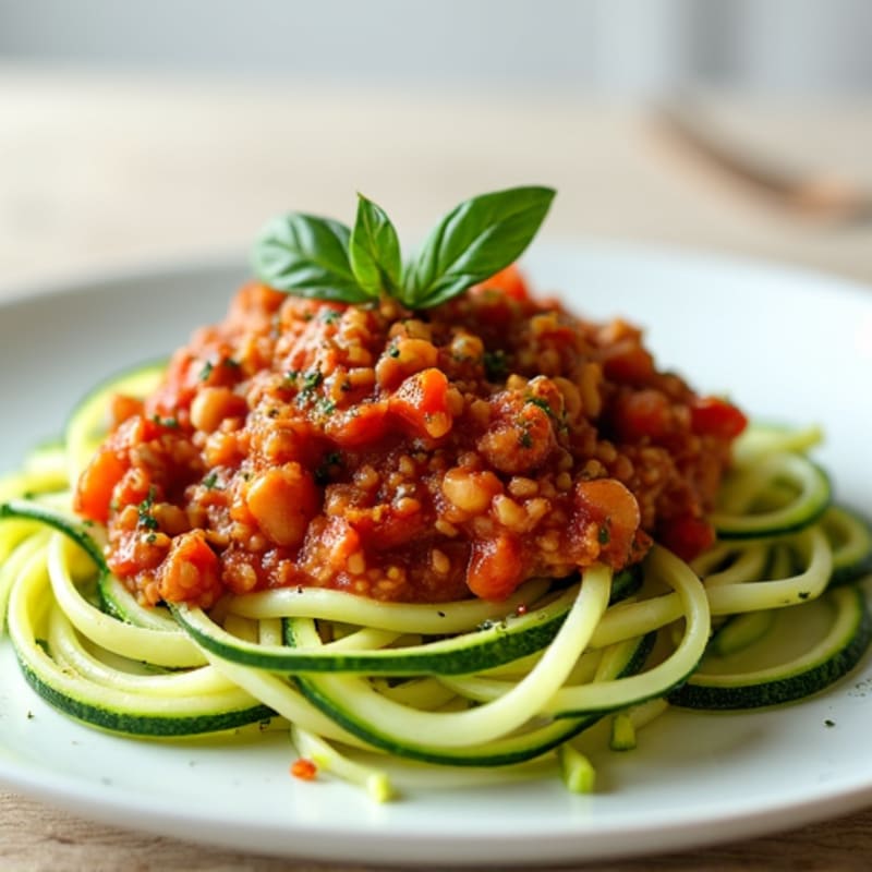 Protein-Packed Turkey Bolognese with Zucchini Noodles