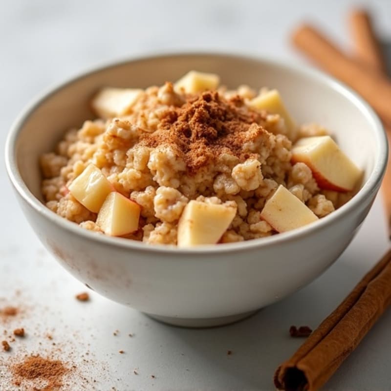 Hearty Cinnamon Apple Oatmeal