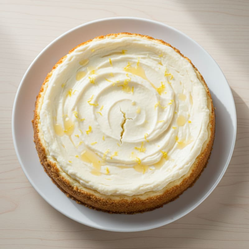 Silky Greek Yogurt Protein Cheesecake