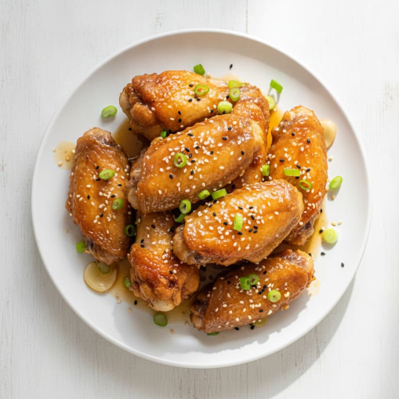 Honey-Garlic Glazed Chicken Wings