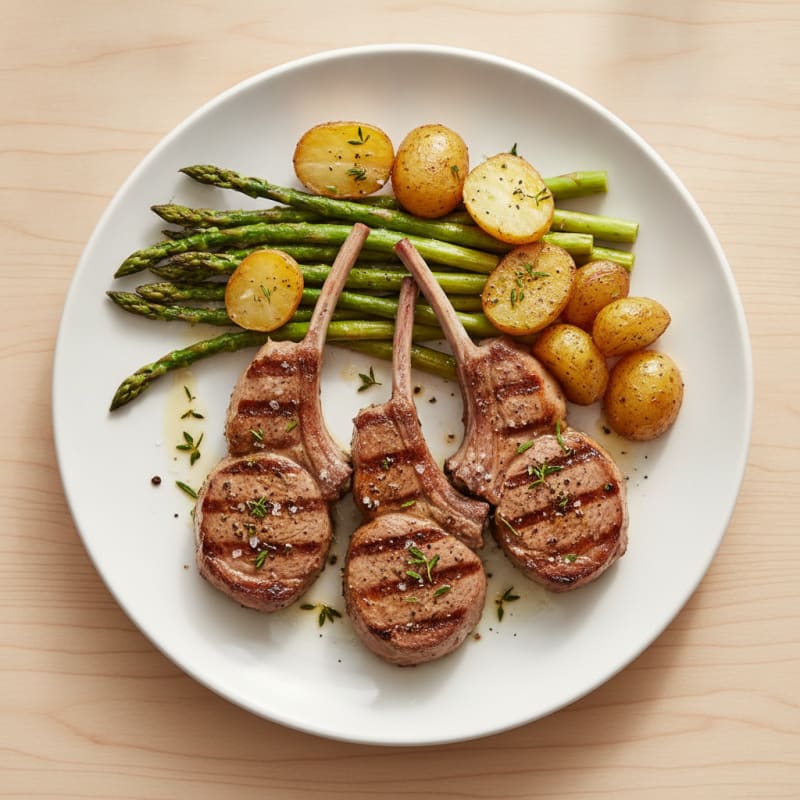 Grilled Herb Lamb Chops