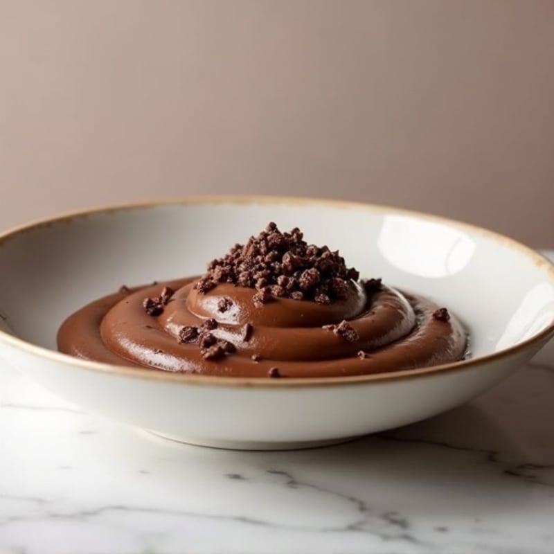 Silky Chocolate Protein Pudding with Greek Yogurt