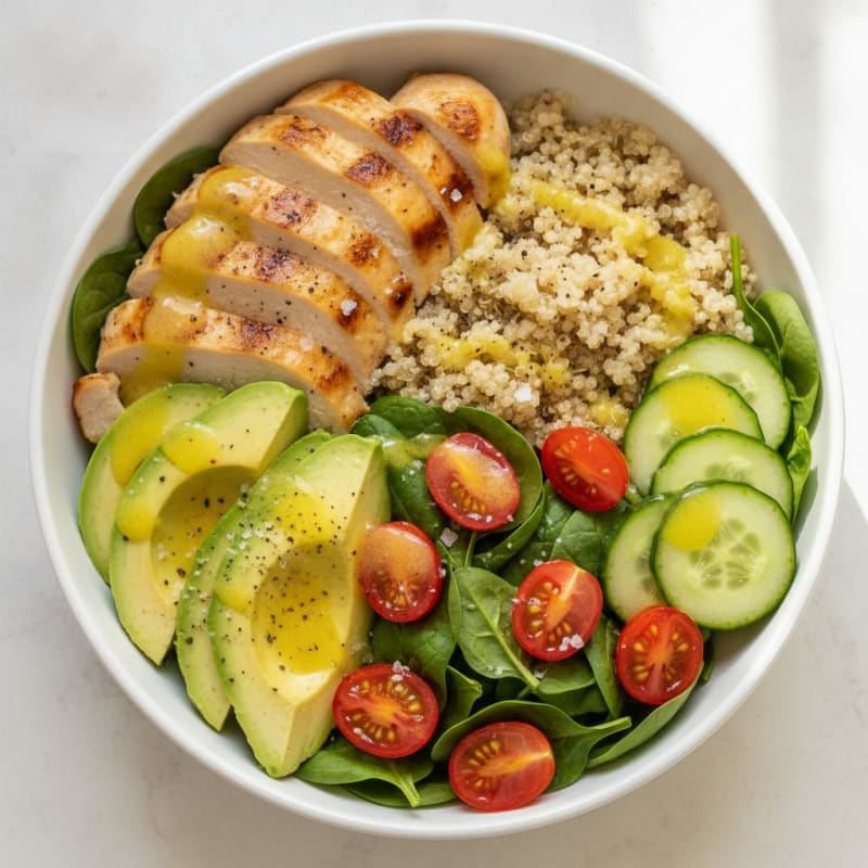 Chicken Avocado Power Bowl