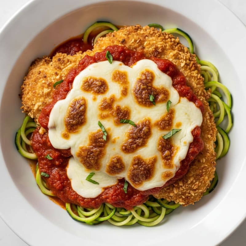 Crispy Chicken Parmesan with Marinara Sauce