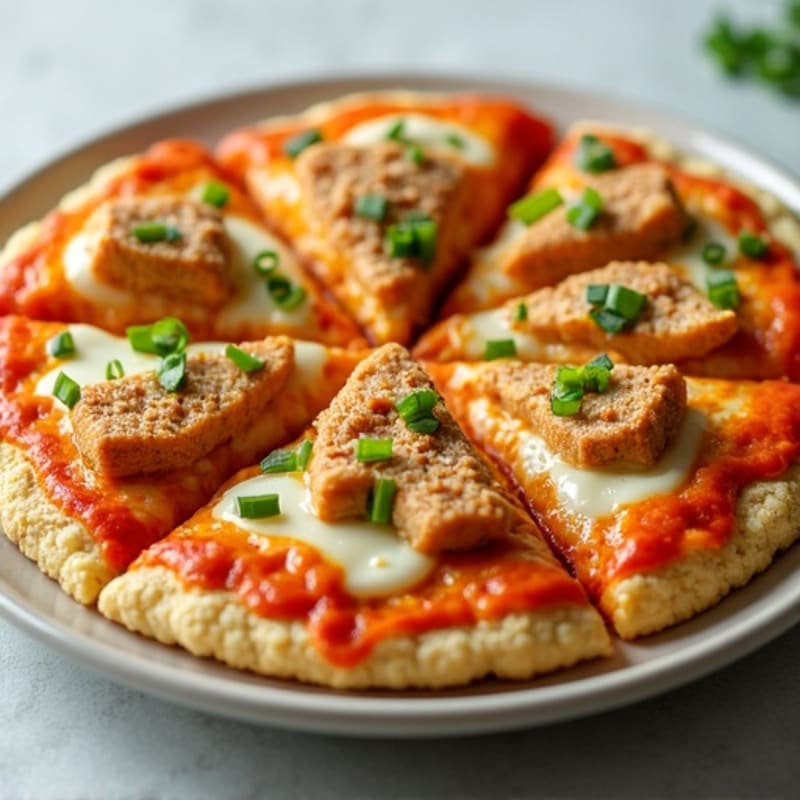 Crispy Buffalo Chicken Cauliflower Crust Pizza