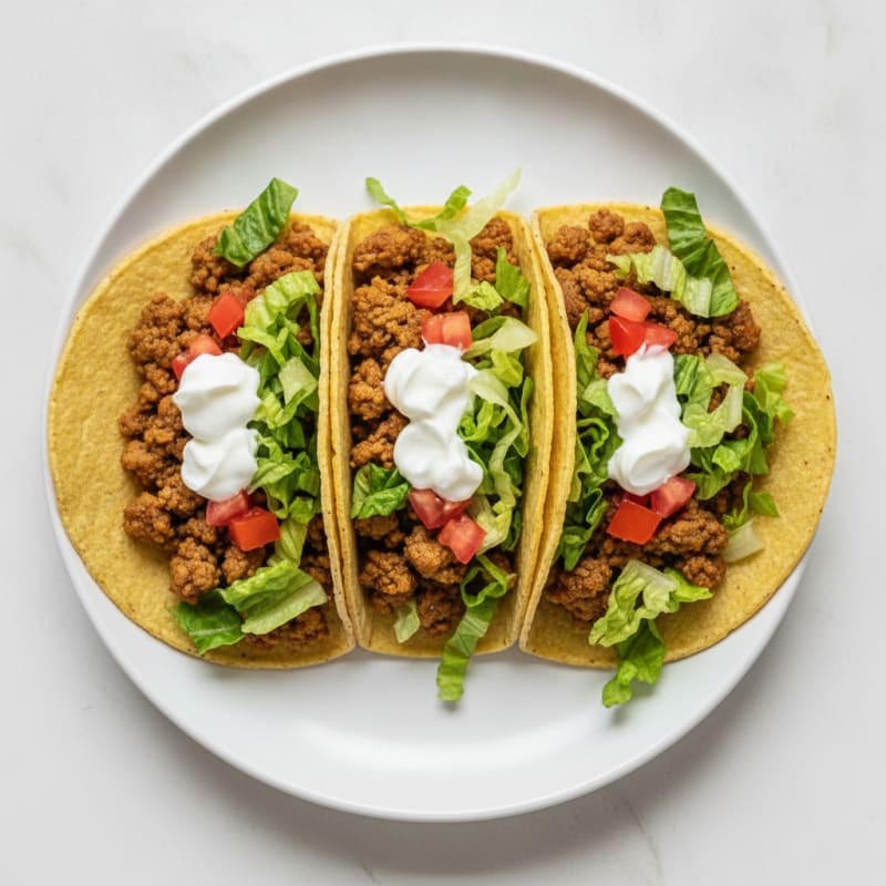 Savory Ground Beef Tacos