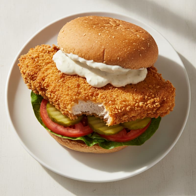 Crispy Buttermilk Fried Chicken Sandwich