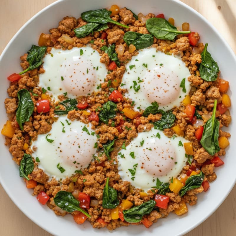 Hearty Grand Slam Breakfast Skillet