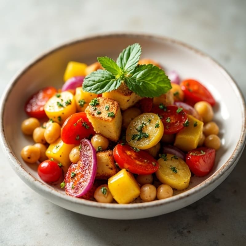 Crispy Garlic-Herb Plantain Hash