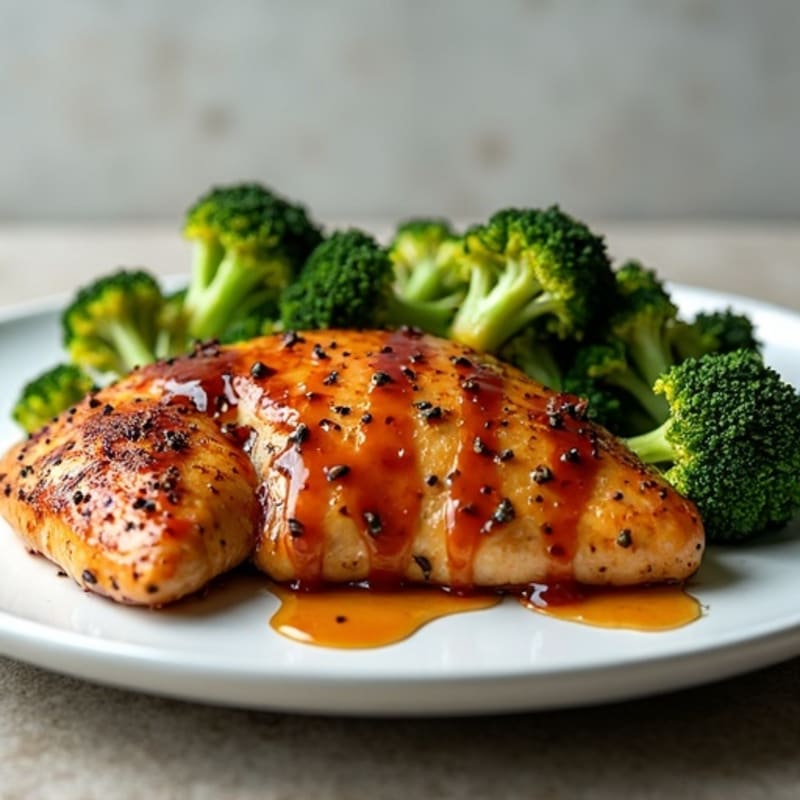 Sheet Pan Sticky Teriyaki Chicken with Roasted Broccoli