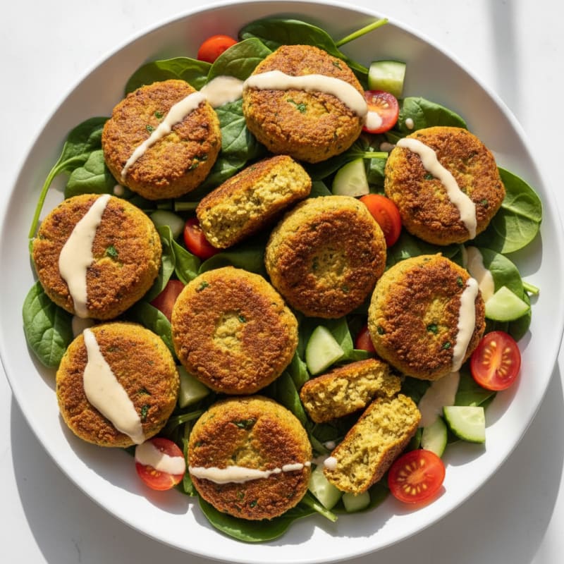 Falafel Bowl with Lemon-Tahini Sauce